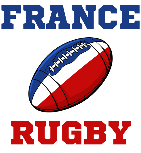 France Rugby Ball Hoody (White)